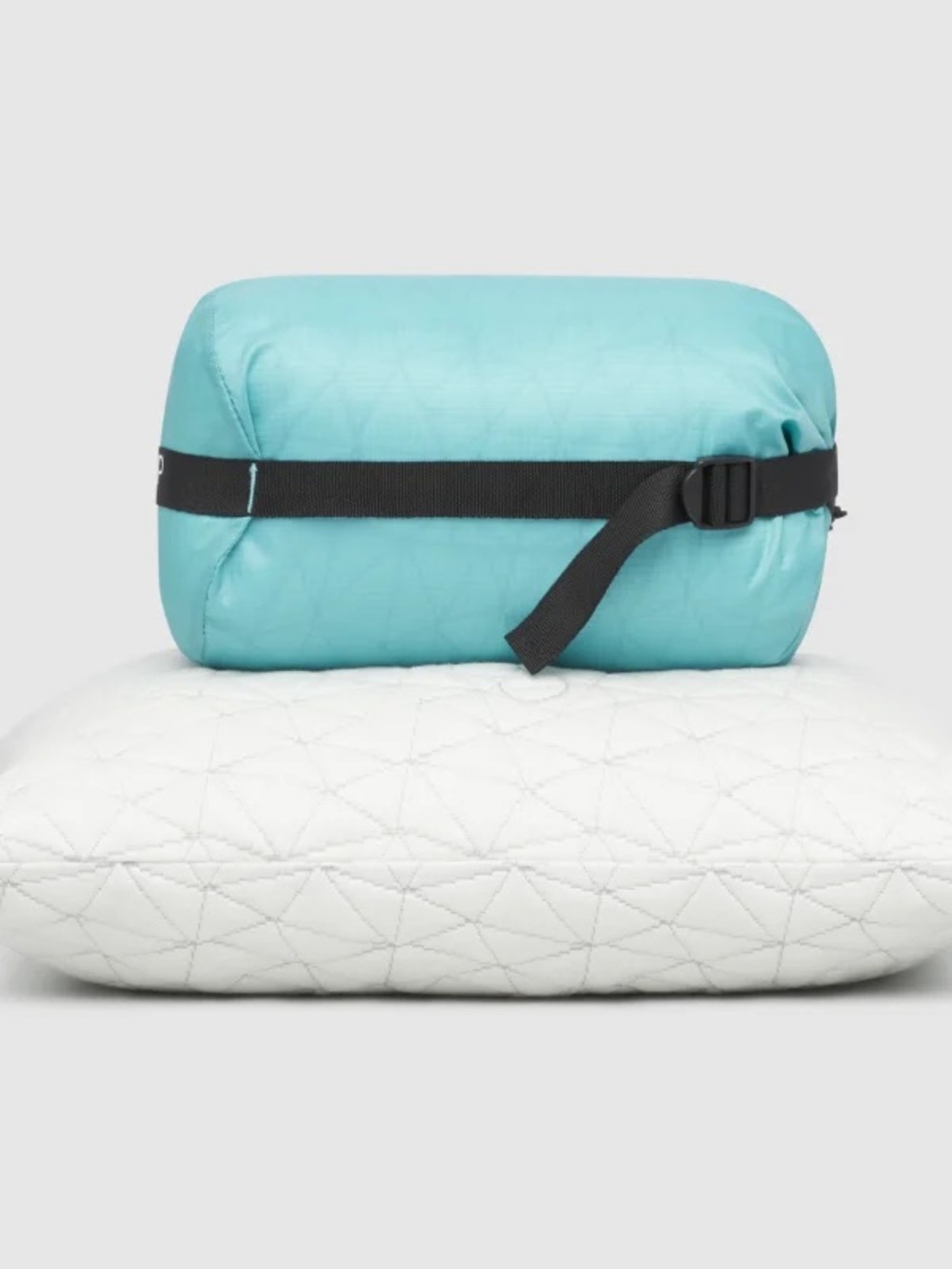 NEW Coop Original Adjustable Travel or Camping Pillow 13x19 Teal Memory Foam